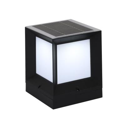 China Chinese Style IP65 Garden Lights Outdoor Solar Garden Gate Lighting LED Pillar Lamp With Remote Control for sale