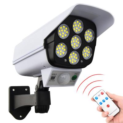 China PC De Movimiento Control Remoto Tipo Camara Seguridad Foco Solar LED Scam Sensor for sale