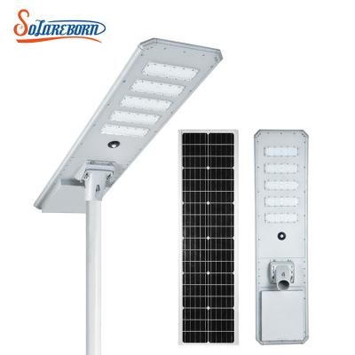 China Wholesale Zhongshan SMD Lens ROUTE Ip65 Waterproof Off Road Integrated Outdoor All In One Solar LED Street Light for sale