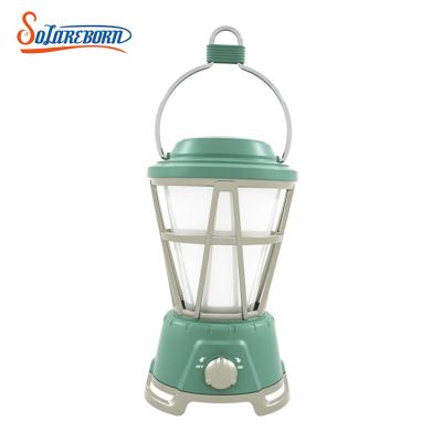 China Factory Wholesale ABS 5w Camping Emergency Lighting Solar Usb Rechargeable Camping Led Lamp for sale