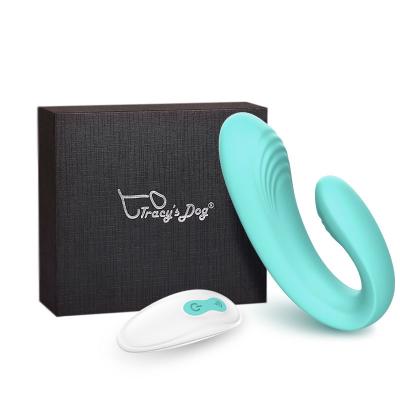 China Fully Waterproof and USB Rechargeable Tracy Dog Blue Couples Wireless Remote Control Sex Toys Vibrator Dual Stimulation Clitoris Waterproof Fully USB Rechargeable for sale