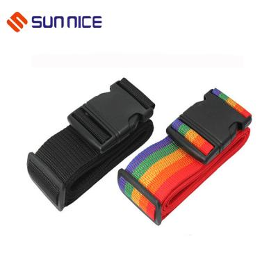 China Durable Handle Wrap Luggage Strap With Plastic Buckle for sale