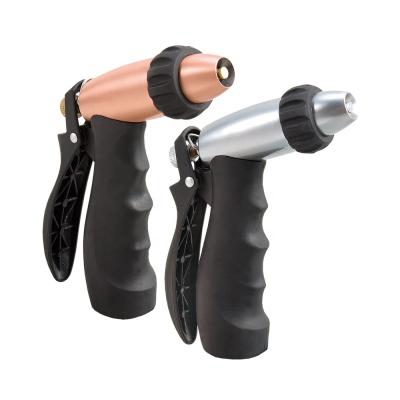 China Variable Flow Controls Garden Adjustable Tip Flow Control Gun Heavy Metal Nozzle for sale