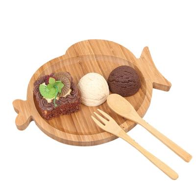 China Available Customized Modern Sample Toddler Bamboo Stay Set Plate Dishes Baby Suction Feeding Training Dish for sale