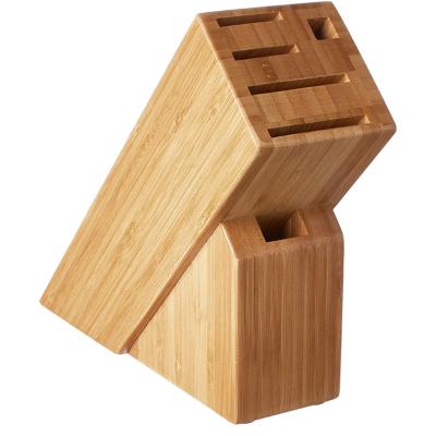 China Available Wholesale Bamboo Viable Sample Kitchen Knife Holder Knife Block Tool Frame for sale