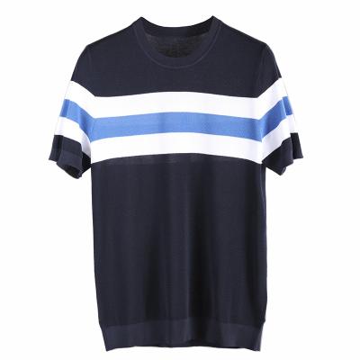 China New Anti-wrinkle fashion style cashmere loose custom design 100% knitting t-shirt for sale