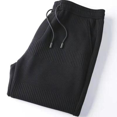 China High Quality Men's Casual Slim Fit Anti-pilling Cashmere Trousers Knitting Pants for sale