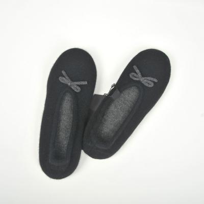 China New design fashion trend fashion cashmere indoor wear 100% custom ladies slippers for sale