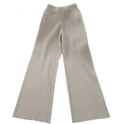 China Anti-Static Women Knit Pants Casual Knitted Pants Garment Factory Wholesale Pants for sale