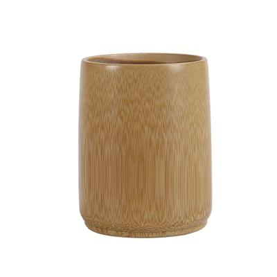 China Sustainable Wholesale Custom Eco Friendly Bamboo Coffee Cups Natural Reusable Bamboo Beer Tea Cup for sale