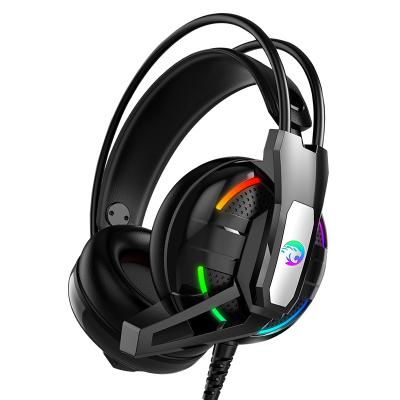 China Wholesale 2021 Headband 7.1Gaming Headset Earphone with MIC RGB Light for PC and PS5 for sale