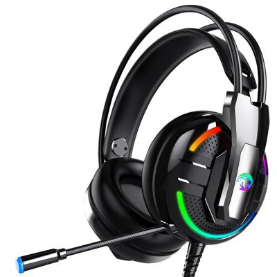 China Headband Gaming Multi Platform Wired PC Earphone With Mic And LED Light For Xbox One for sale