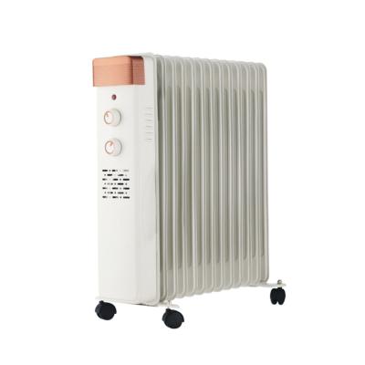 China Hotel Electric Oil Filled Radiator Heater Plates 1500w 9 Fins for sale