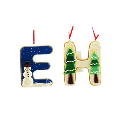 China New Style Environment Friendly Christmas Alphabet Hanging Ornament For Party Birthday Wall Decoration for sale