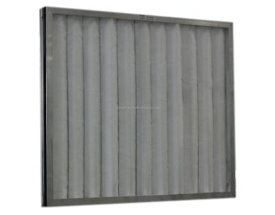 China Hotels Galvanized Mesh Filter Washable Fold Pre-Filter Air Cleaner Panel Filter for sale