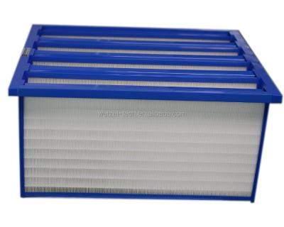 China Hotels Filter v Bank High Volume Compact Filter With Plastic Nets for sale