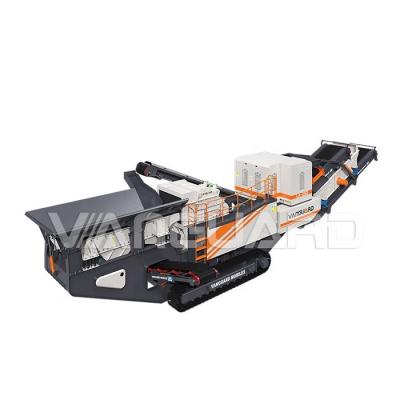 China Quarry Crawler Type Mobile Gravel Crusher Portable Crushing Plant For Granite for sale