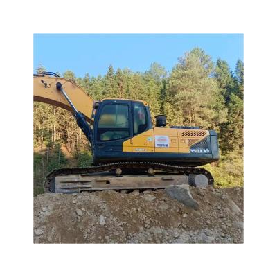 China Hot And Cold New Hyundai R350LVS Air Conditioner 90% Used Excavator Second Hand Construction Machinery Diggers With Nice Price for sale