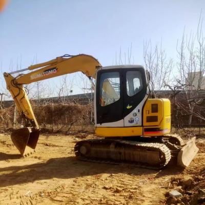 China Large Multifuction Condition Mini Used Crawler Excavator Sumitomo SH75-3 Second Hand Construction Digger 7ton With Flexible Operation for sale