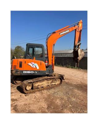 China Original Multifuction Korea Excellent Performance Used Doosan DH60-7 Excavator Second Hand Cheap Mini Excavator Hot Selling for sale