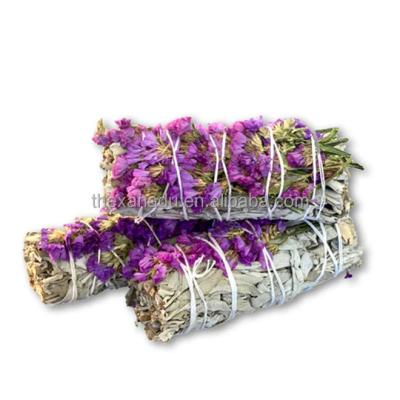 China Custom Natural Handmade California Herbal Dry Organic Incense Sage Flower Bulk Bundle Indian Incense Wholesale Flower Stick True for sale