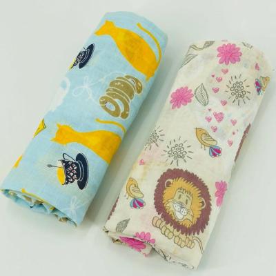 China Short Sleeve Organic Cotton Double Gauze Scarf for sale