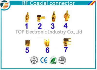 Cina L'oro montato PWB del connettore coassiale MCX di RG174 rf ha placcato meno peso in vendita