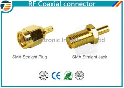 China Gerader Falz Rfs des Stempel-SMA Koaxialstecker für RG174 TOP-SMA-1 zu verkaufen