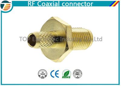 Cina Connettore coassiale della paratia femminile 50 ohm per il cavo di 1.13mm/1.32mm/1.37mm in vendita