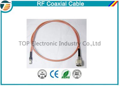 China Cabo coaxial do RF da trança de bronze do salto da antena com conector de TNC à venda