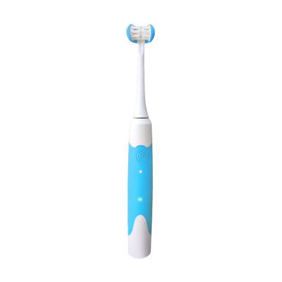 China Battery operated baby and children electric toothbrush soft hair full automatic filling vibration 2 minutes sound wave waterproof ipx7 for sale