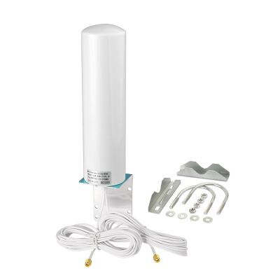 China 4G LTE Outdoor Antenna 698-2700MHz 12dBi Omni Barrel Antenna Daul SMA External Connector For Verizon AT&T Sprint 4G LTE Router 4A2-0232-S01SP-S01SP-100-500 for sale