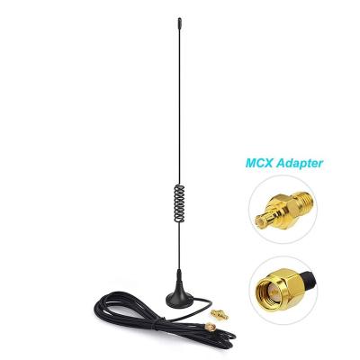 China UHF 100MHz-1800MHz VHF HF 5dBi Magnetic Base SMA Male Antenna Compatible With Stick Dongle 4A1-0089-S01SP-050-200+AD-M03SP-S01SJ-11BS00 'RTL DTS Software Defined Radio USB for sale