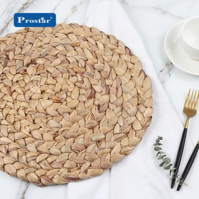 China Water Hyacinth Materials Table Decoration Sustainable Natural Place Mat for sale