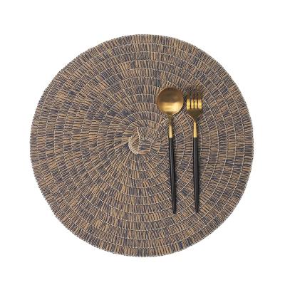 China Round deco new products jute sustainable home place rug for table decoration for sale