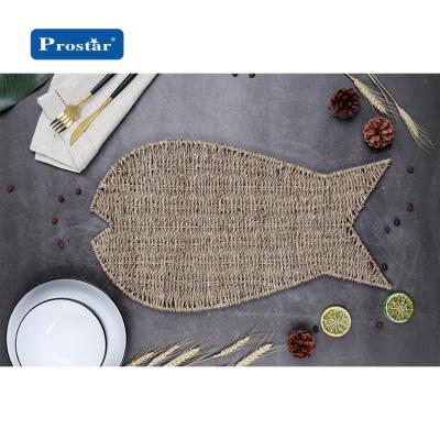 China New Design Fish Hoof Place Mat from Sustainable Natural Plant Plankton for sale