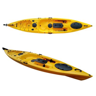 China Plastic Fishing Kayak JFM GK24 OEM 3.96m Canoe Fishing Kayak Used Kayak Fish for sale