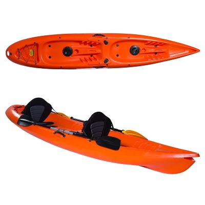 China Double Sit On Kayak JFM GK15 Superior Comfort Sit On Top 2 Person Plastic Kayak Double Canoe Fishing Kayak for sale