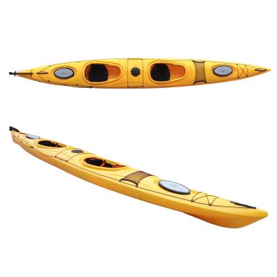 China Double Sit In The Kayak JFM GK38 5.8m Motor Kayak 2 Person Sea Ocean Canoe Kayak for sale