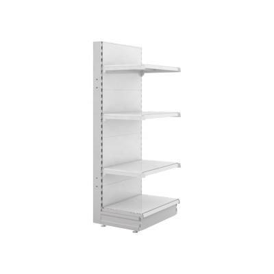 China Tegometal Gondola Supermarket Shelf Double Side Double Side Display Rack for sale