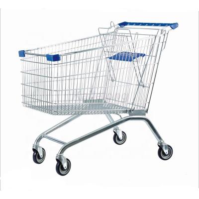 China Euro Style Flexible Shopping Cart High Quality Retail Trolley for sale