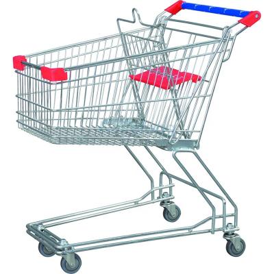 China Good Quality Flexible 2022 Zinc / Powder Coated Shopping Cart / Trolley Factory Professional Built Directly for sale