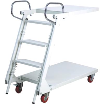 China Easy To Move Best Warehouse Supermarket Outdoor Manual Vending Trolley With Wheels for sale