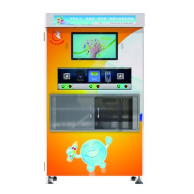 China Commercial Building Popular Coin Operated Liquid Detergent Vending Machine for sale