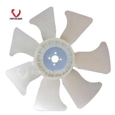 China Machinery Repair Shop High Quality 4 Blades 7 Holes Fan Blade For Excavator Diesel Engine 4TNV88 for sale