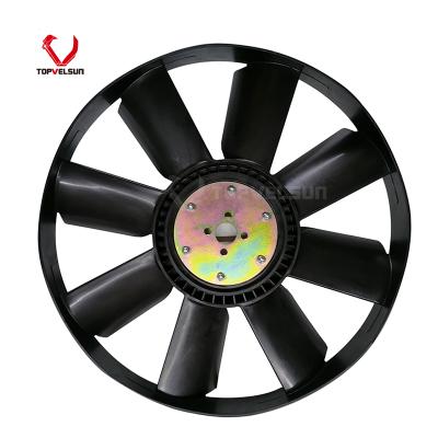 China Machinery Repair Shops Excavator Cooling Part Engine Radiator 4 Holes 8 Blades Fan Blade For R110-7 for sale