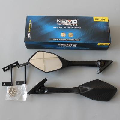 China Easy To Install NEMO 1005 CBR250R View Mirror NINJA Nmax R25 R3 Rear Back Side Mirrors For Yamaha Honda Motorcycle Accessory for sale