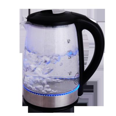 China 360 Washable Filter Glass Electric Kettle Wholesale 1.8L Degree Kitchen Appliances Low Rotation Water Heater Controller FADA for sale