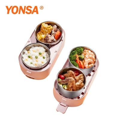 China New Design Good Quality Portable Heater Bento System Automatic Electric Food Heating Lunch Box for sale