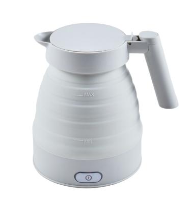 China Portable 110V 220V Mini Travel Multifunction Foldable 0.8L 360 Degree Rotating Base 0.8 Liter Water 600Ml Folding Folding Silicone Electric Kettle for sale